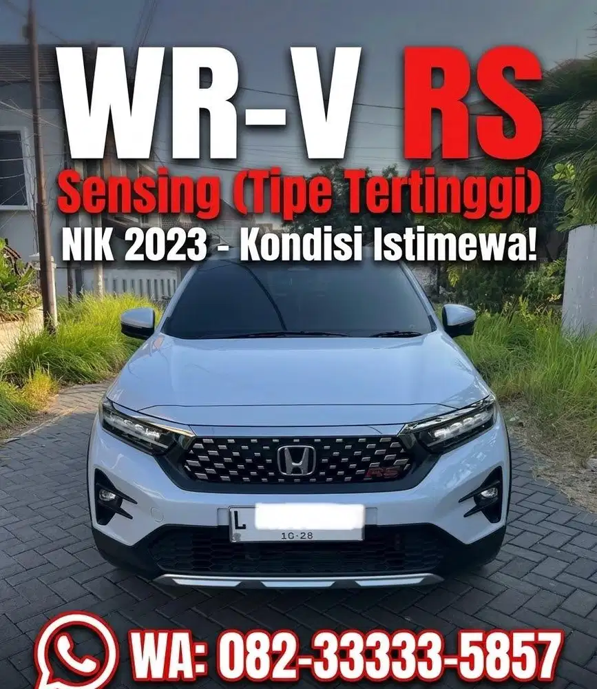 WRV RS SENSING tertinggi 2023 asli (L) tg1 dr baru WR-V full orisinil