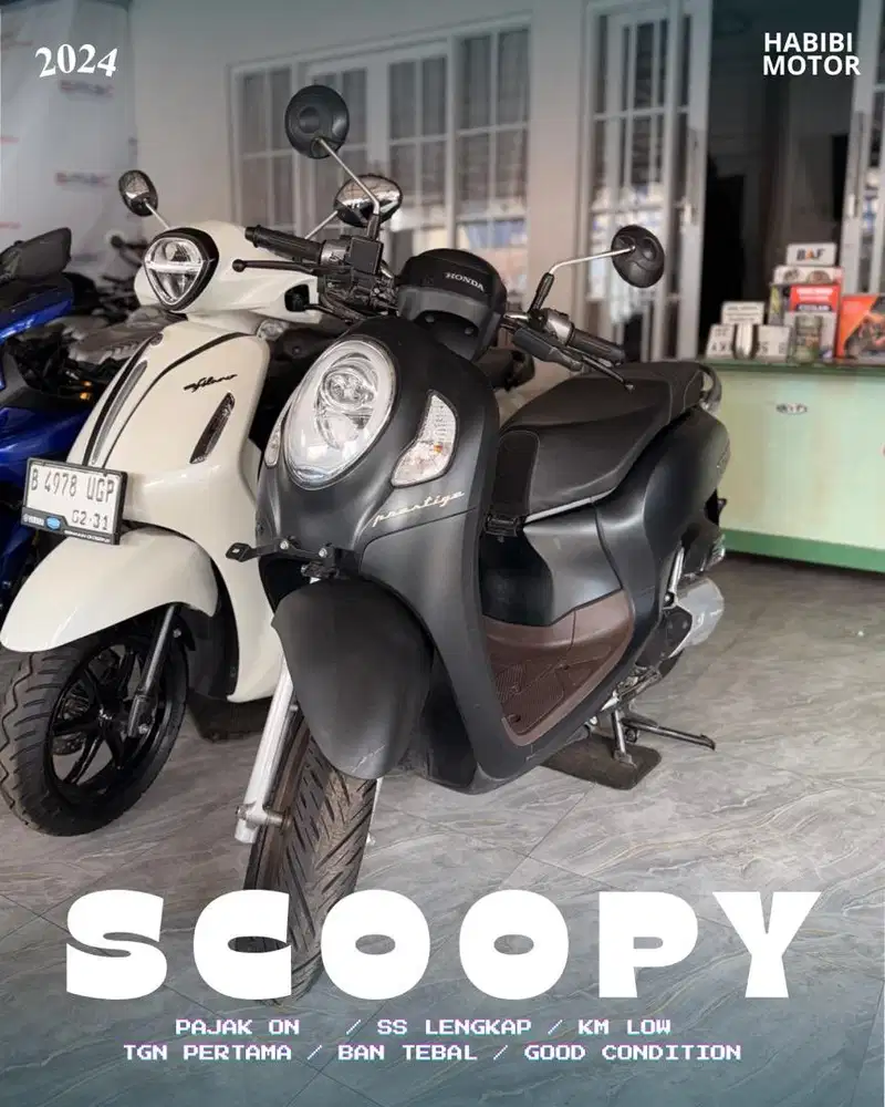 SCOOPY PRESTIGE 2024 GOOD CONDITION BERGARANSI