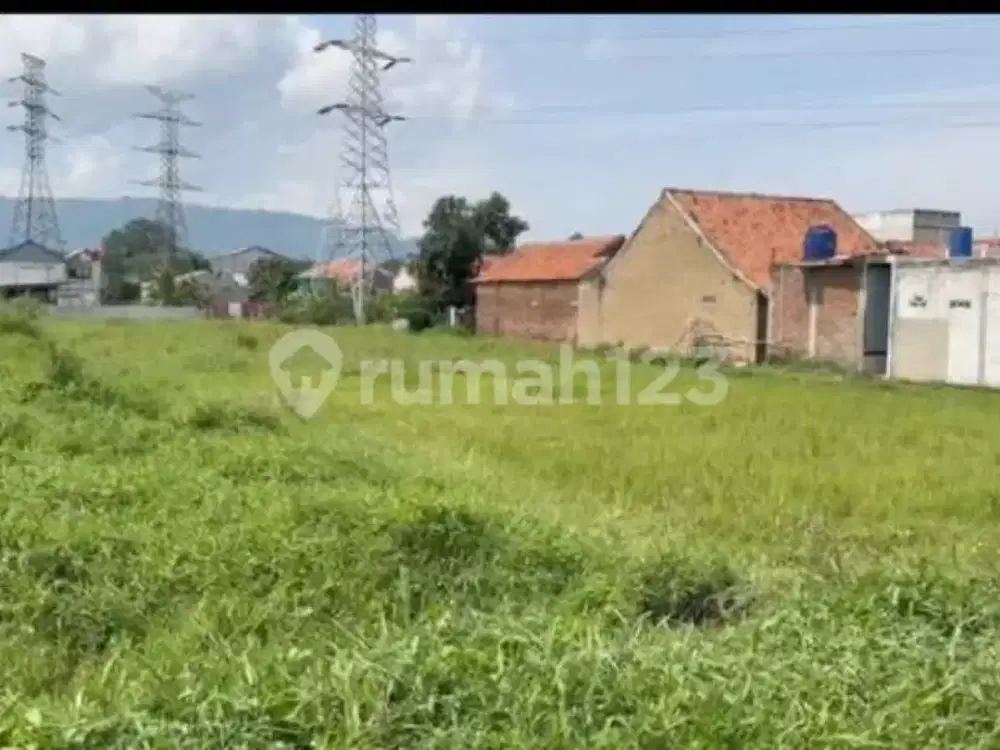 Tanah komersil luas 3.926 M² Shm Main road jalan utama Batujajar  Banadung