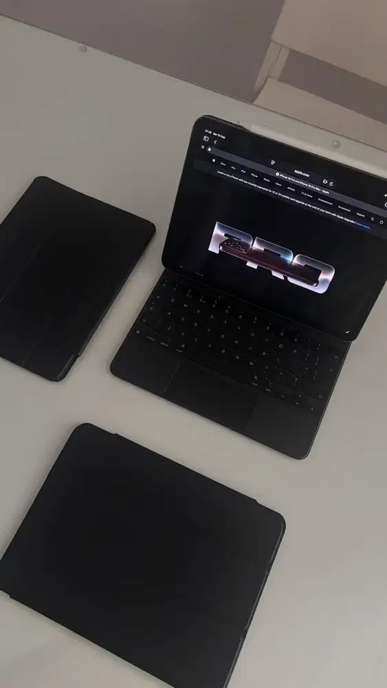 ipad air 4 64 gb wifi + goojodoq magic keyboard + goojodoq pencil