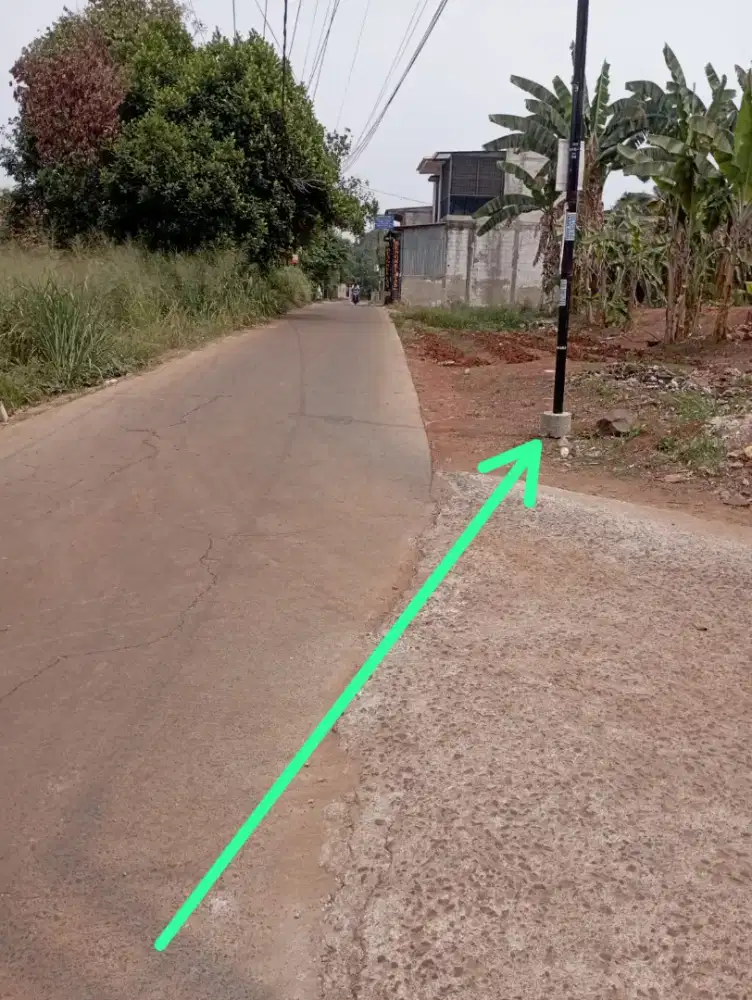 Tanah  100  m  buat  rumah  tinggal  dan kontrakan  gn sindur  bogor