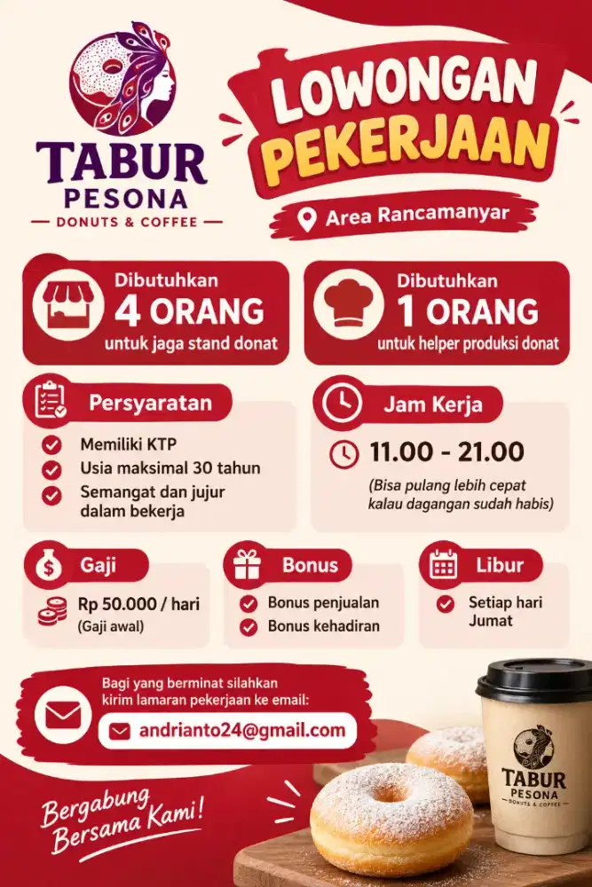 Jaga stand donat