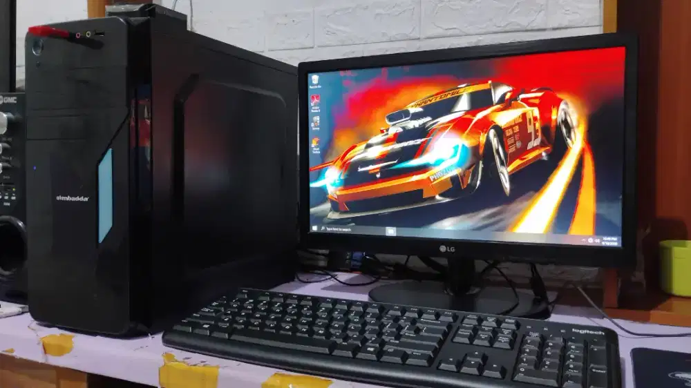 Pc gaming intel core i5 + nvidia GTX 1050 siap pakai