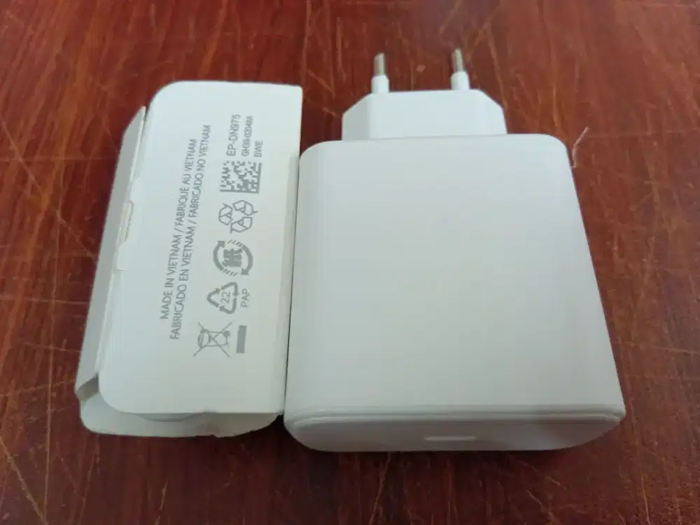 Charger Original Samsung S23 Ultra 45Watt SuperFast White Edition