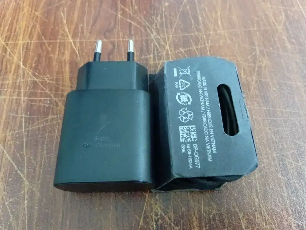 Charger Original Samsung A06 25watt+kabel Data Tipe C To C 3A