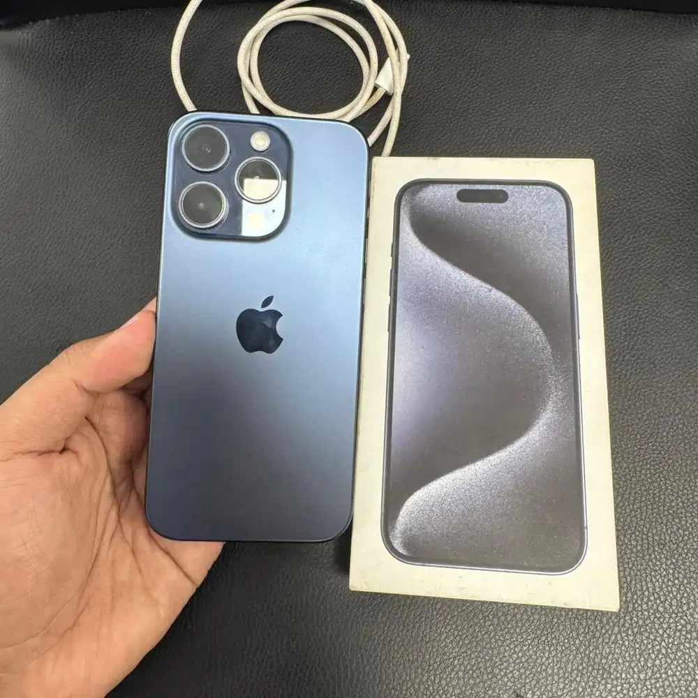Iphone 15 pro 128gb resmi ibox second