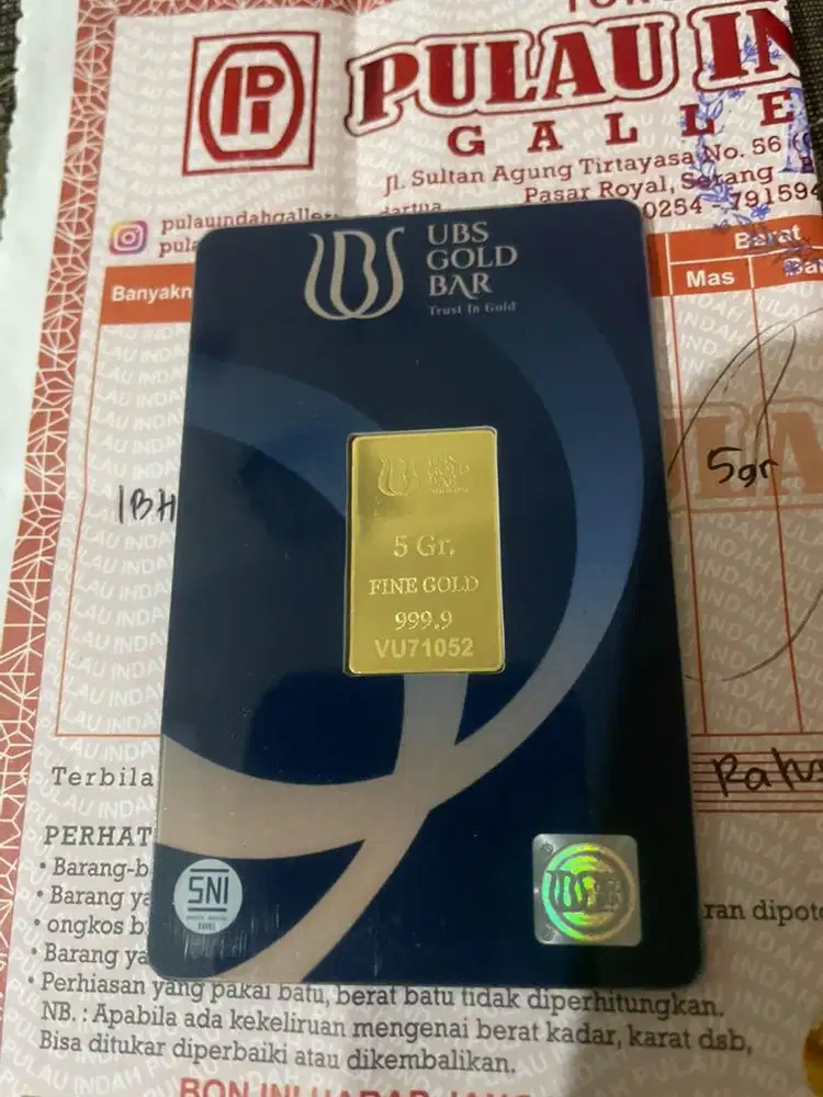 UBS 5 gram (Logam Mulia)