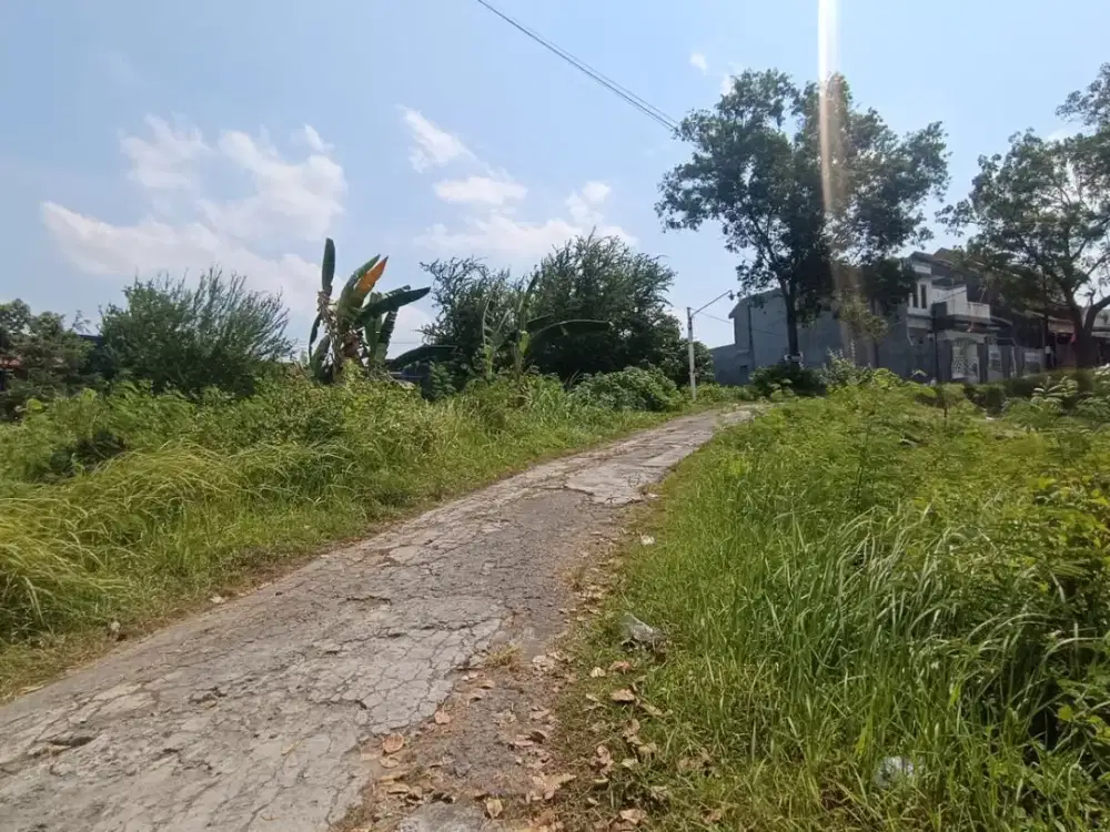 Tanah Dijual di Mojosongo Jebres Solo Jl Dempo Barat luas nego BU
