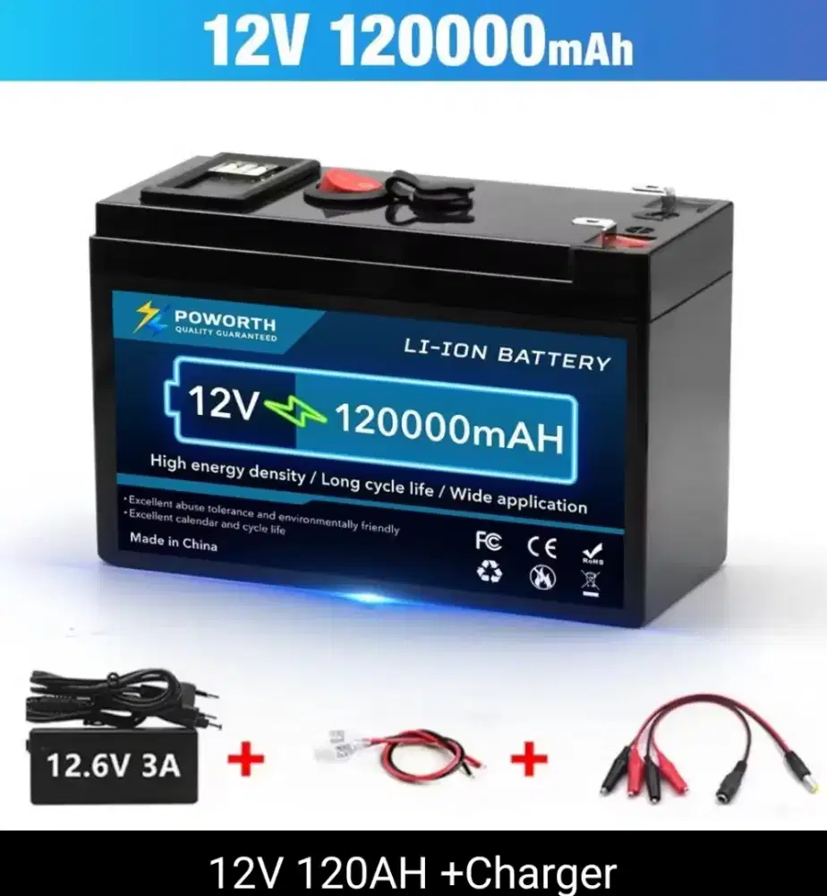 Baterai LifePO4 12v 120000MAH