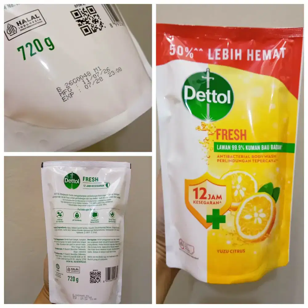 Dettol Antibacterial Body Soap Yuzu Citrus