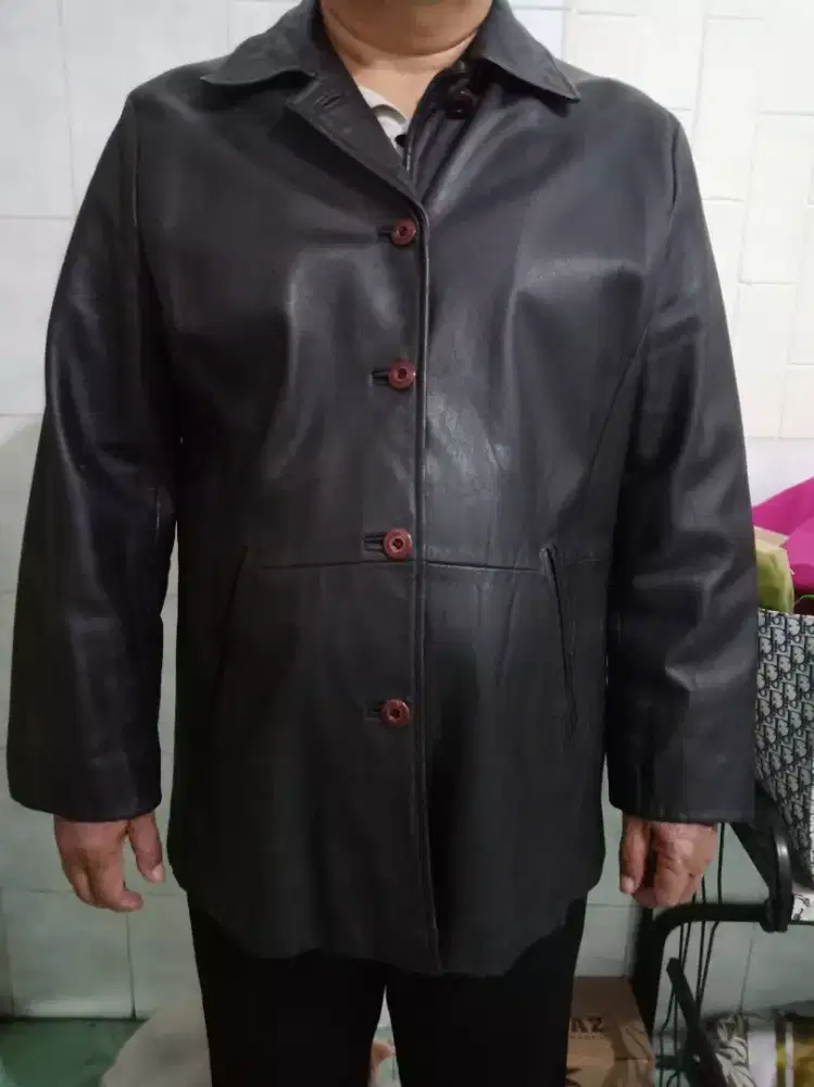 Jaket kulit pria