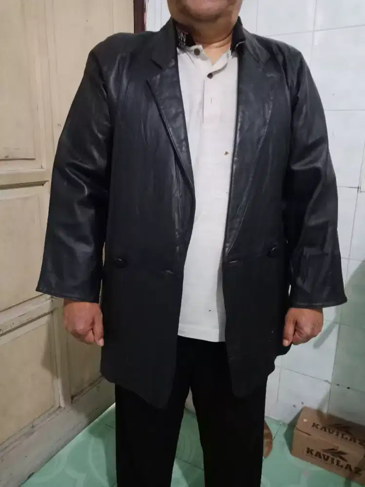 Jaket kulit pria