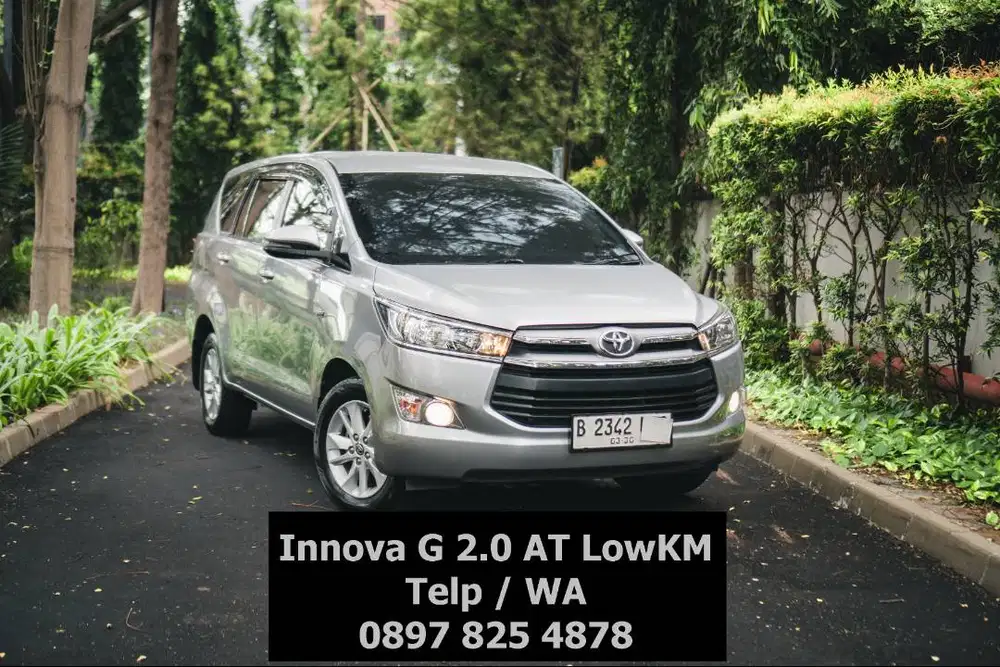 LowKM Innova G 2.0 2020 toyota 2021 V Bensin 2019 kijang 2022 AT Matic
