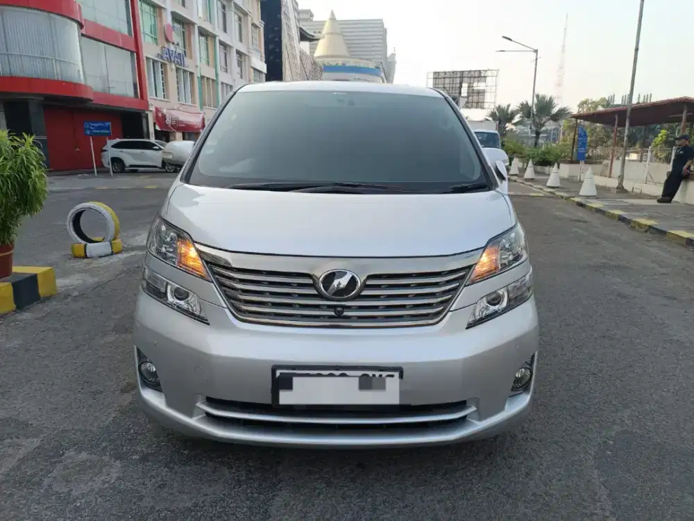 Toyota Vellfire V Premium Sound AT 2011 km rendah full service record