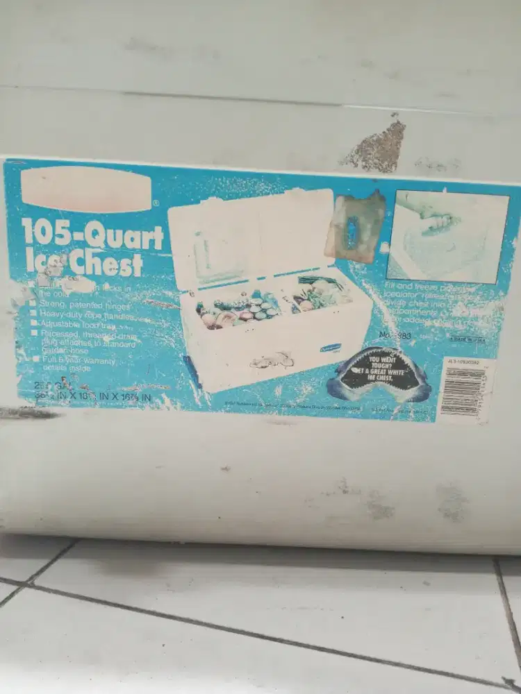 Cooler Box/Ice Chest Rubbermaid Gott 105 Quart Jumbo(100 Liter)Vintage