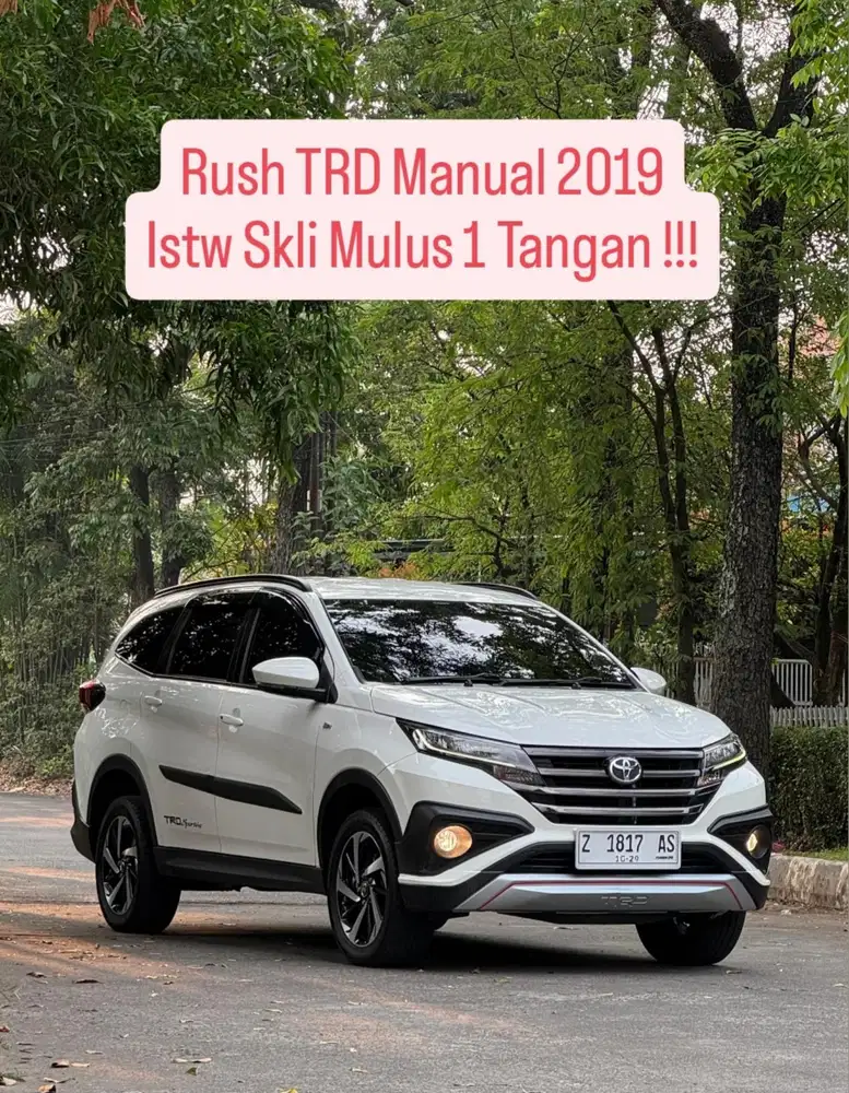Rush TRD Manual 2019 pk an 2020 istw murah bandung