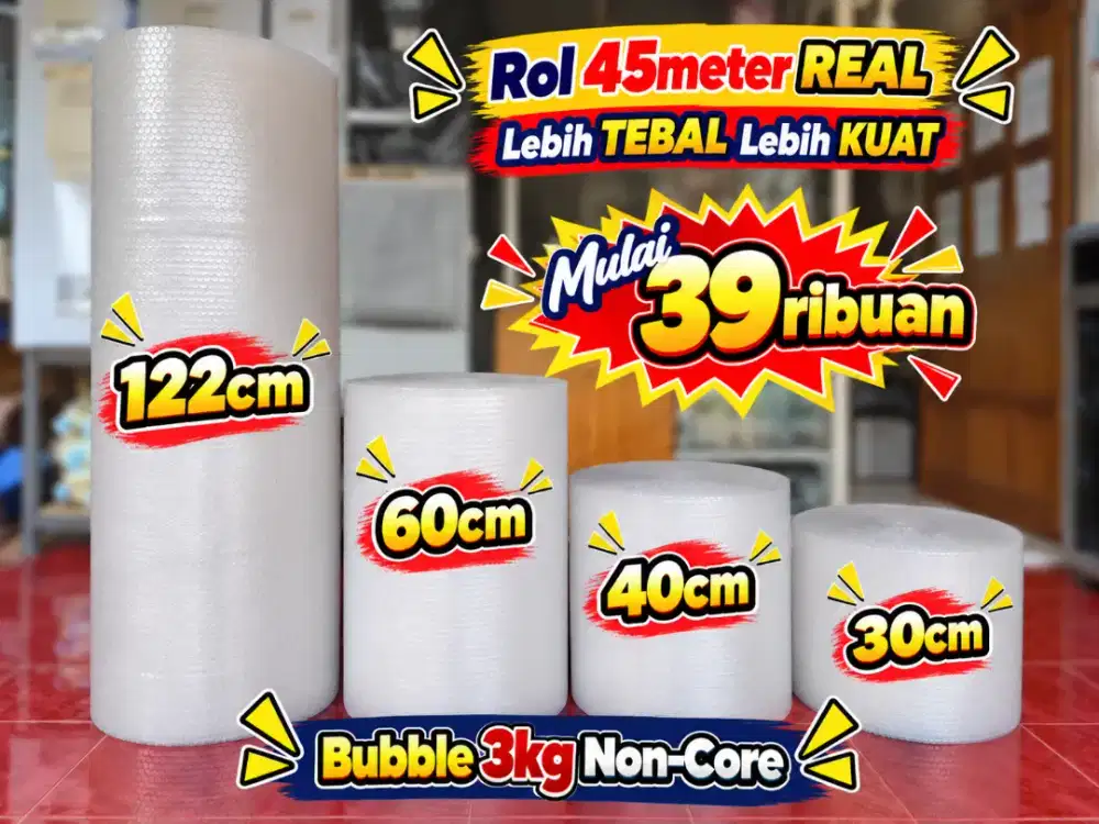 Bubblewrap 3kg 30cm 40cm 60cm 122cm Non Core