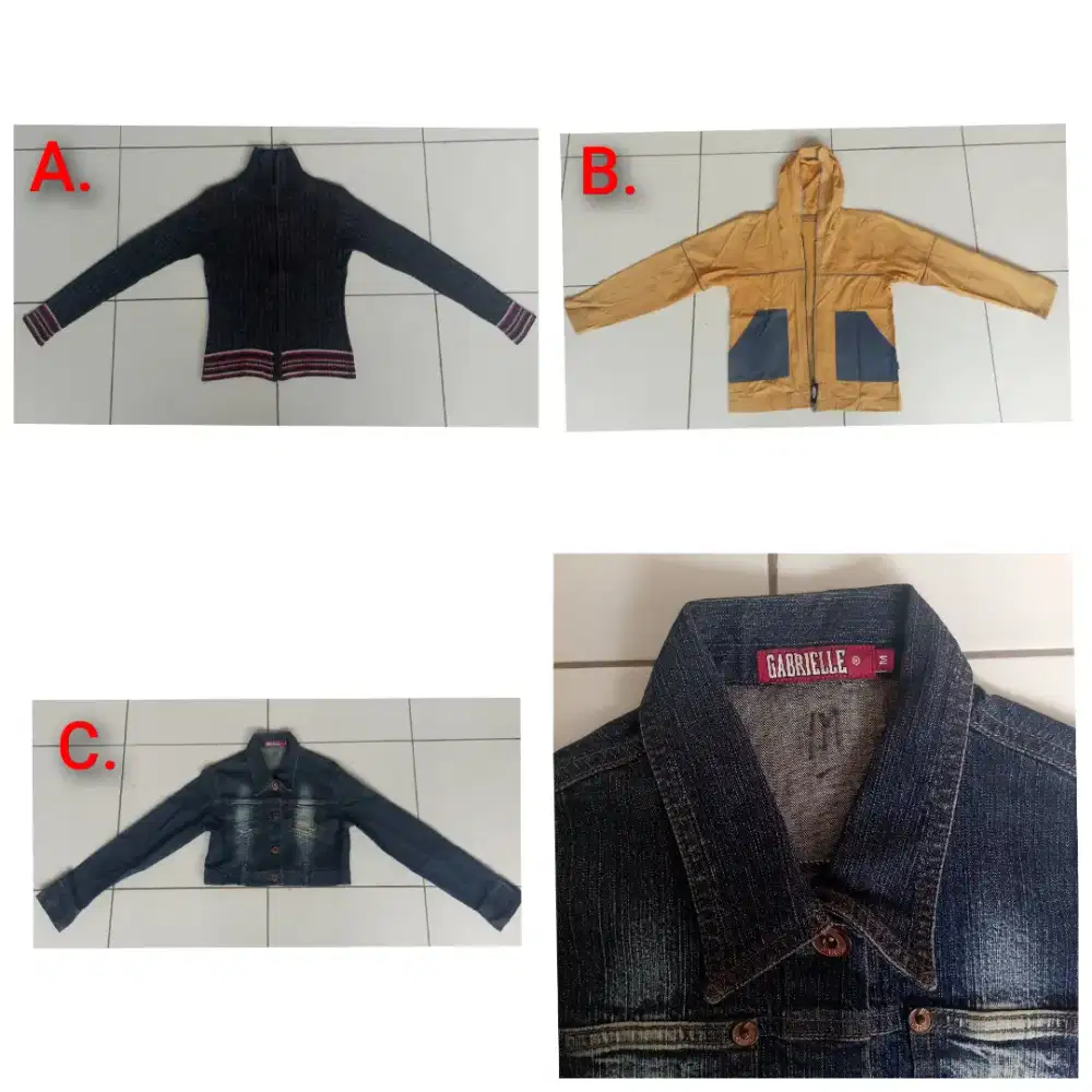 jaket wanita bekas layak pakai