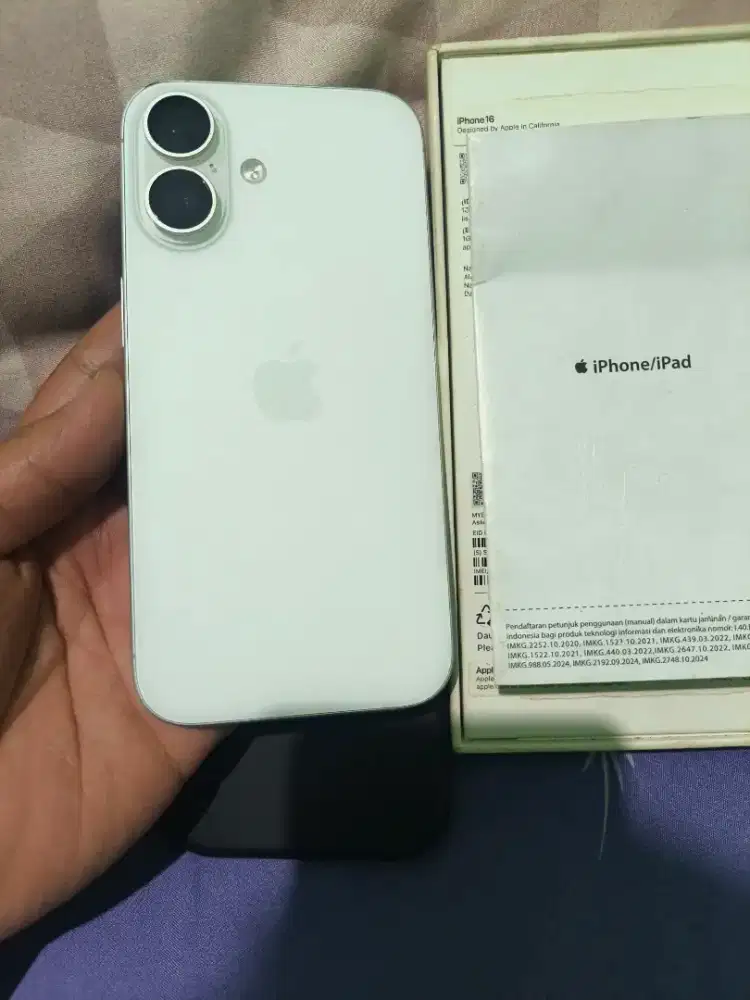 iphone 16 ibox lengkap original bawaan