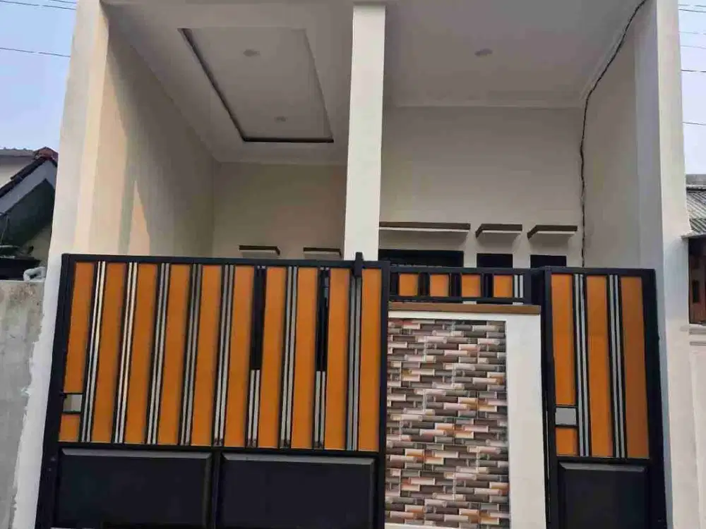 Dijual rumah baru 1 lt 5 x 12 m2 di Poris Indah lt 60 m2 ada 2 kt 1 km unfurnished. Shm hadap Selatan carport 1 mobil, air pam, listrik 2.200 w, siap huni, Ayo survei & nego yuk!!