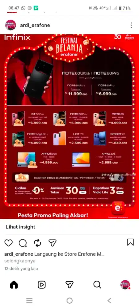 HP TERBARU DI ERAFONE MOJOAGUNG