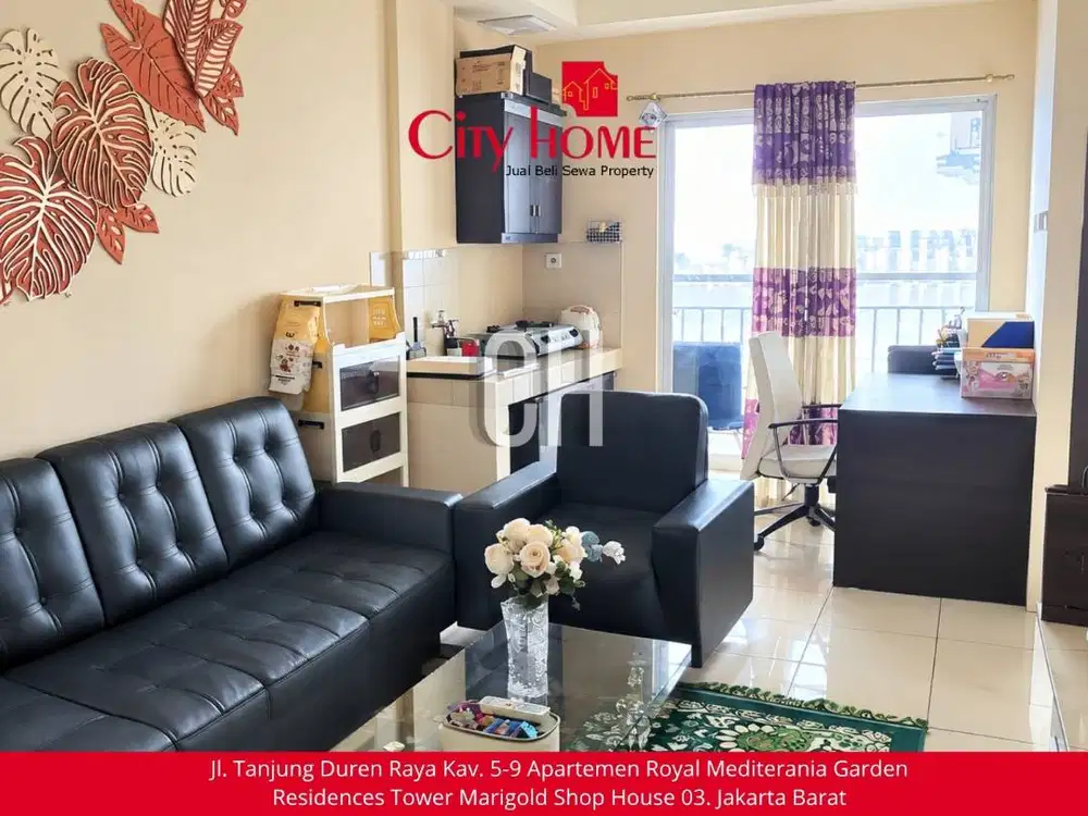 Dijual 2BR Furnished Mediterania Garden 2 – SHM