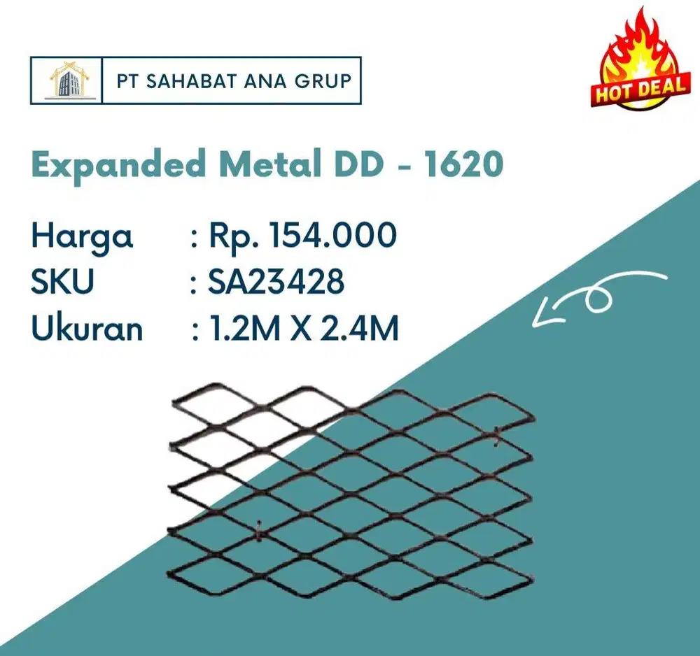 Expanded Metal DD - 1620
