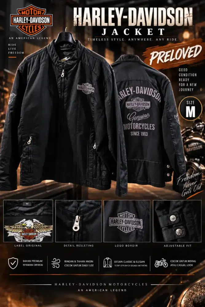 HARLEY DAVIDSON PREMIUM JACKET ORIGINAL