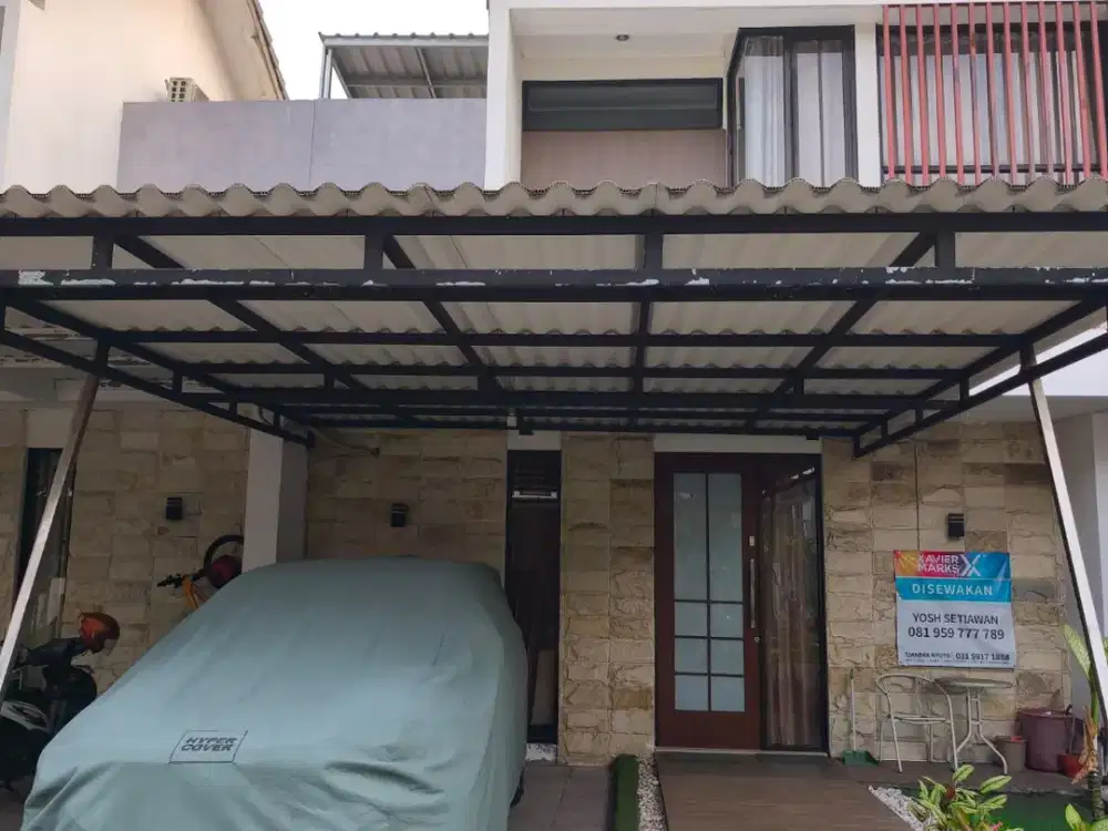 Disewakan shoji land 2 kamar tidur dengan full bangunan dan balkon atas