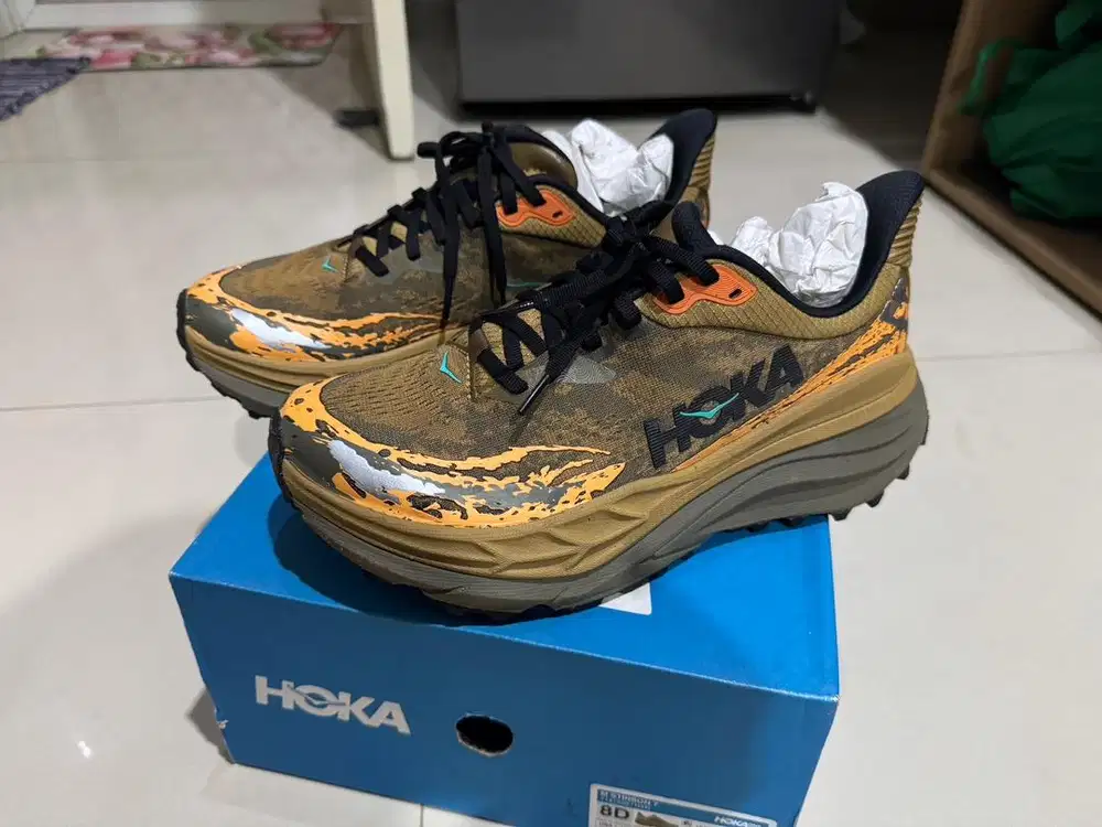 [JUAL RUGI] Hoka Stinson 7 Honey Original Size 41 1/3 (Baru 1x Pakai)