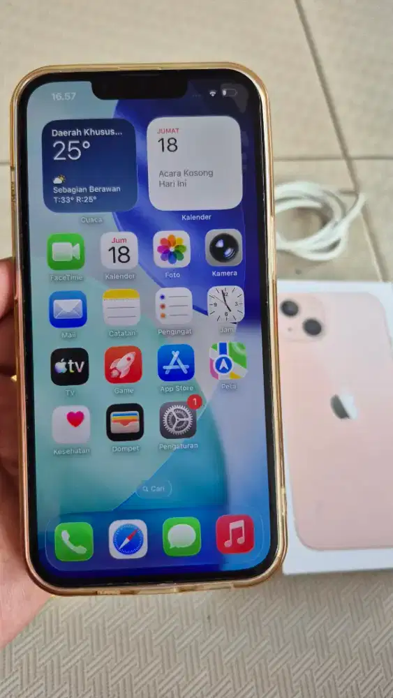 Iphone 13 BC 512 Gb Pink siap Pakai