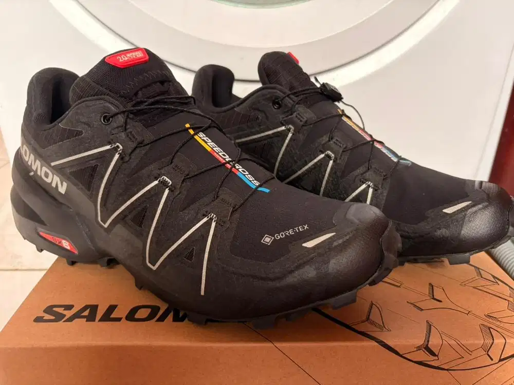 BU Salomon Speed Cross Goretex Sx8 Sepatu Trail Running Like new