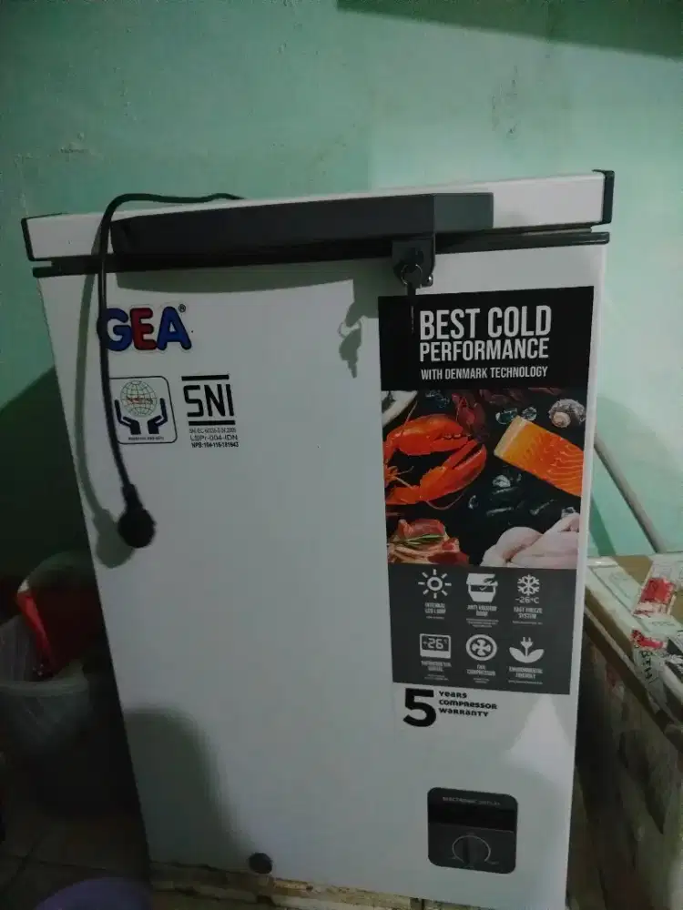 Freezer Box GEA 100 Liter Bekas Cocok Untuk Usaha