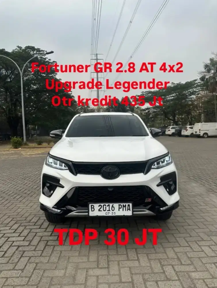 [TDP 30 Jt] Fortuner GR 2.8 At 4x2 Upgrade