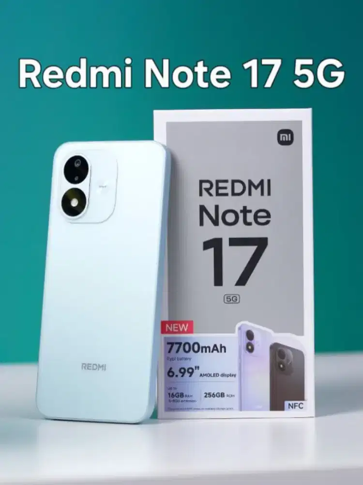 Redmi note 17, 5g/pro5g/pro max 5g