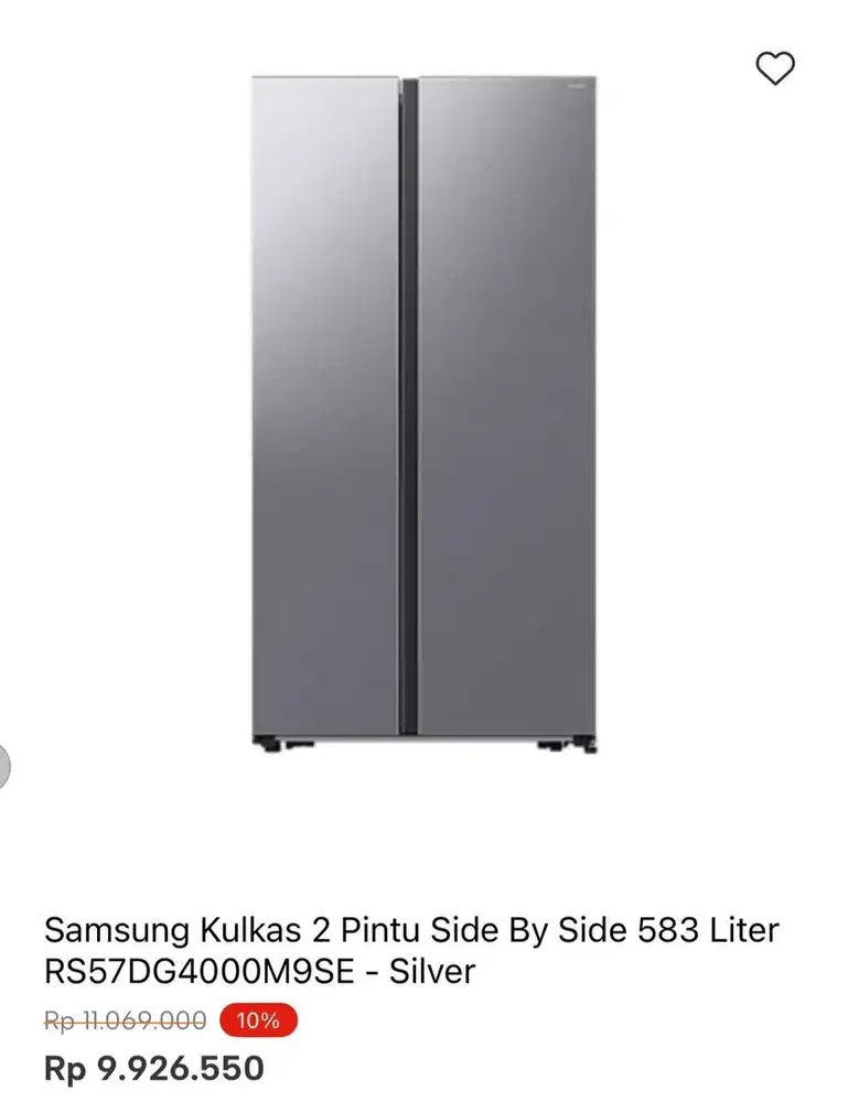 KULKAS SAMSUNG SBS 583liter