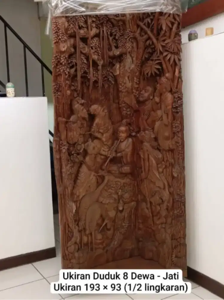 Ukiran Kayu 8 Dewa