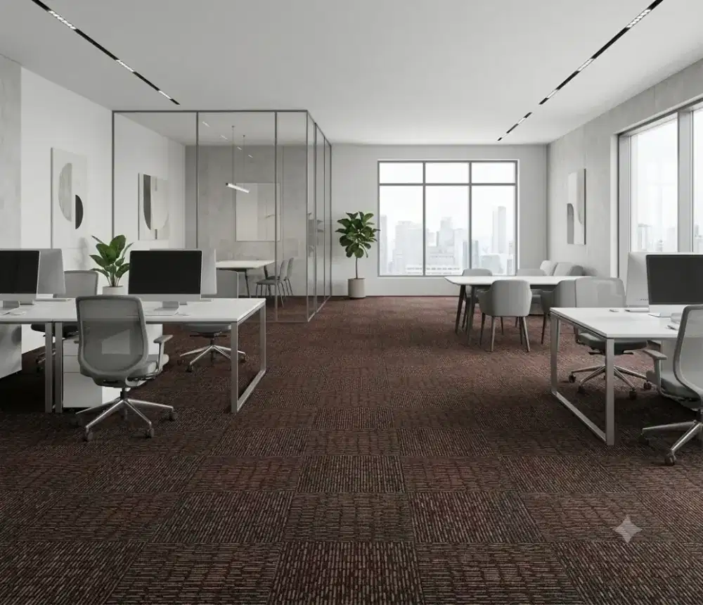 Karpet tile size 50x50