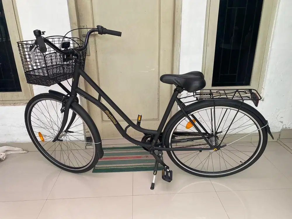 SEPEDA MUSTANG MARIE LADY 28” – MATTE BLACK – NEXUS INTERNAL 3 SPEED