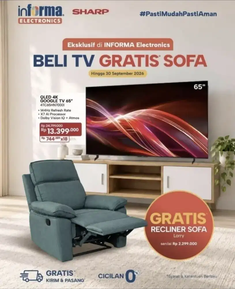 Kapan lagi beli tv dapat tv