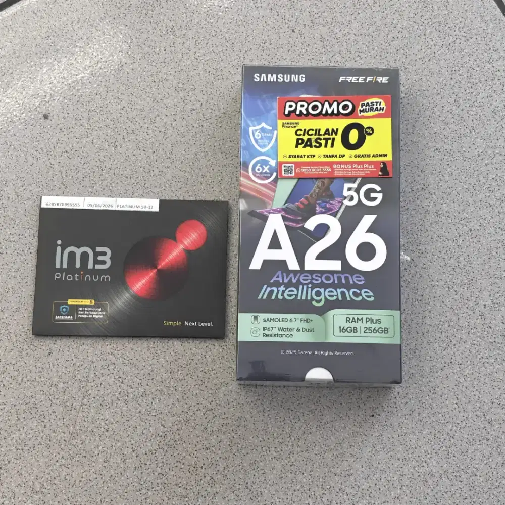 SAMSUNG A26 5G 8/256 Free paketan 1 Tahun