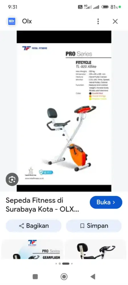Sepeda statis magnetik