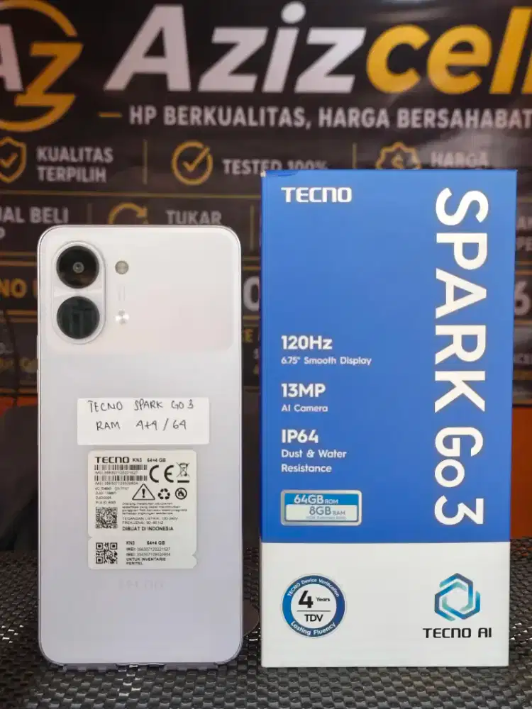 TECNO SPARK GO 3 RAM 4+4/64