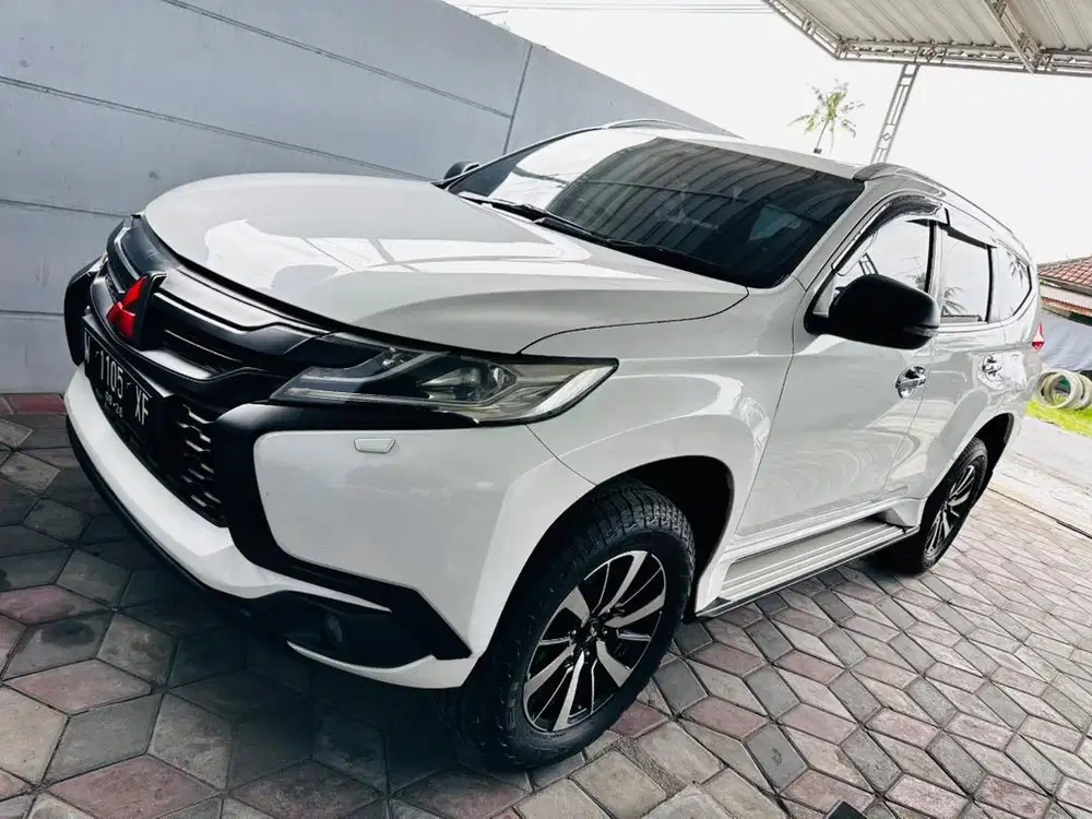 Pajero sport dakar putih sanruf 2017 at metic