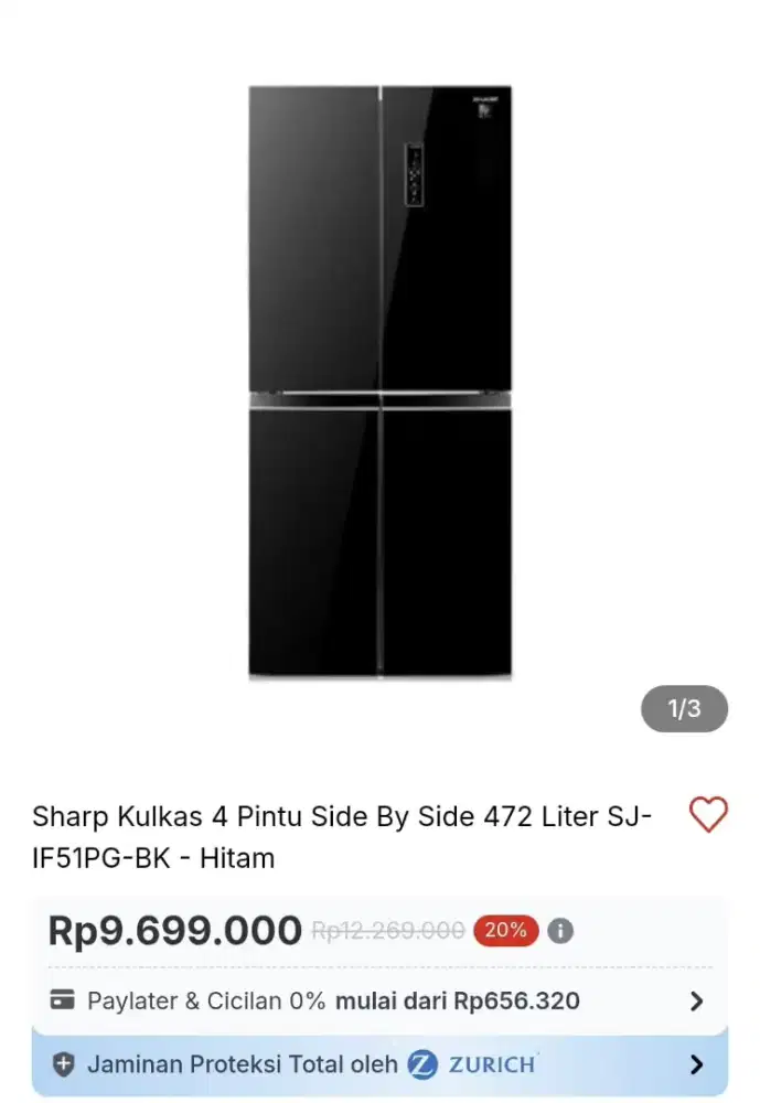 Promo Kulkas 4 Pintu