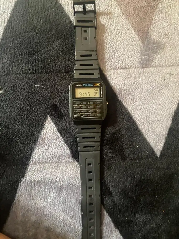 Jam Tangan Casio CA-53W-1ZDR Digital Black