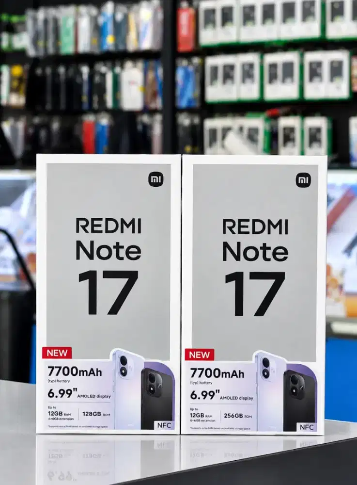 Xiaomi Redmi Note 17 4G 6/128GB (new)*CASHBACK 300K *siap Antar