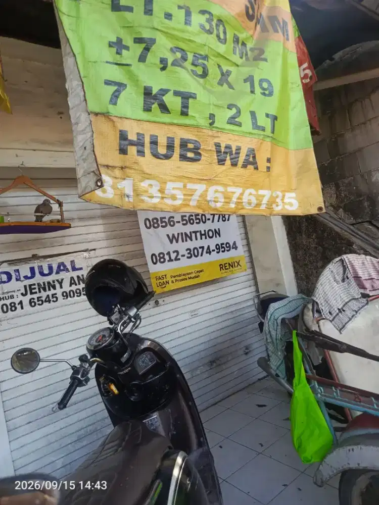 DIJUAL /DISEWAKAN RUMAH /TOKO PINGGIR JALAN RAYA MENUR PUMPUNGAN