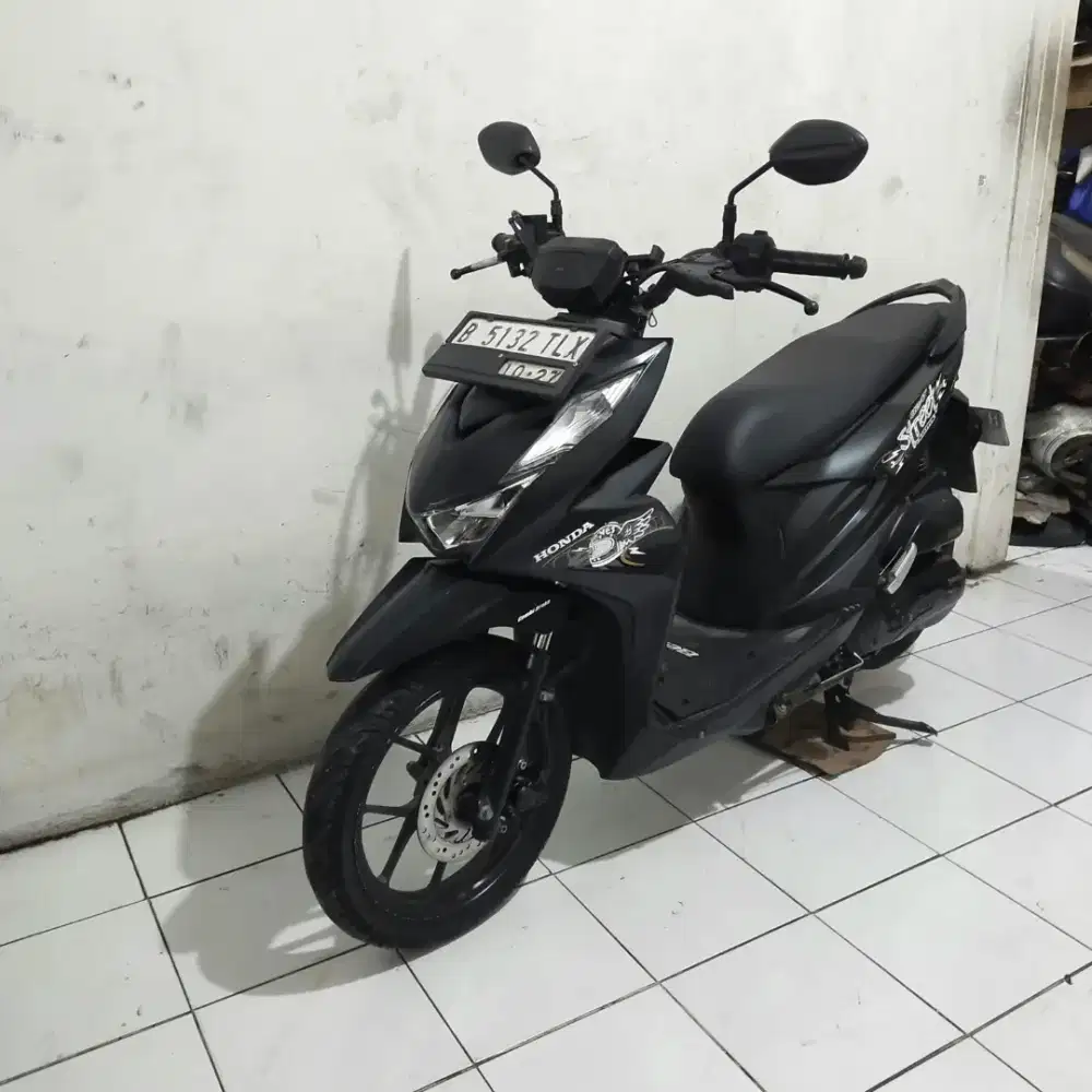 Honda Beat Street 2022 Orisinil Lengkap Bagus Mesin Aluss
