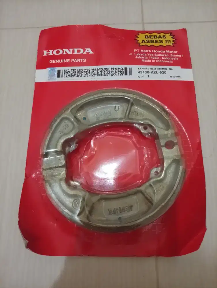 Kampas Rem Belakang Beat/Genio/Scoopy/Spacy/Vario 110/125/150/160 CBS